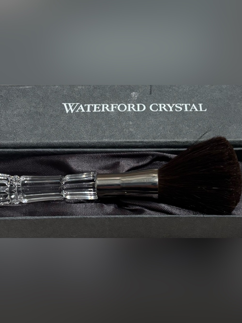 Waterford Crystal Vintage Makeup Brush & Gift Box
